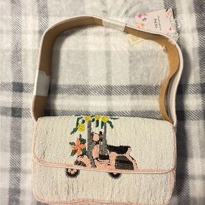 Mini Scooter Beaded Women Bag